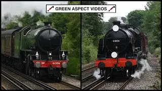 Fathers Day Duo - 61306 and 31806 head Steam Dreams Excursions through Hampshire - 20/06/21