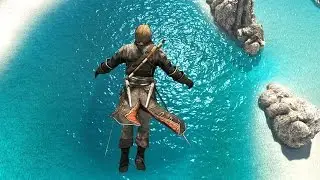 Assassin's Creed 4 Black Flag Templar Outfit & Island Exploration