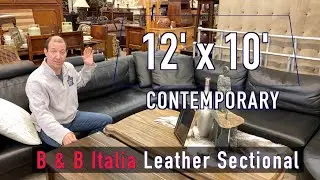 B & B Italia Leather Sectional