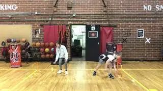 BASKETBALL TRAINING @ D.A.T. 1-18-25 MLK DAY WORKOUT TENNIS BALL DRIBBLING WORKOUT #3