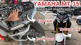 Yamaha mt15 important Accessories Modifeid ll mt15 accessories in Surat