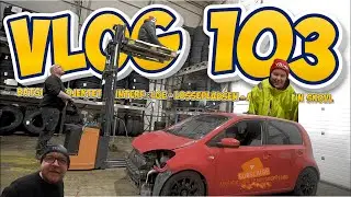 VLOG 103, BatGirl Projektet, Vinterf&aelig;lge lakering, Losseplads, Annika er en klovn, #teamloudnproud