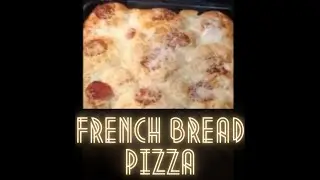 French Bread Pizza a fun recipe to prepare with kids