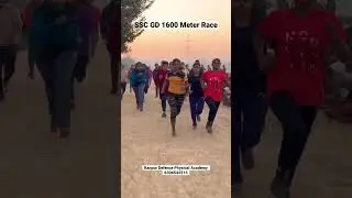 1600 meter Race ssc gd girls 👧 viral video