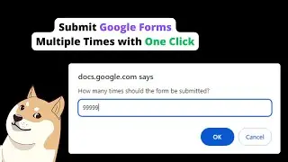 How to fill google form multiple times automatically with Borang Chrome Extension