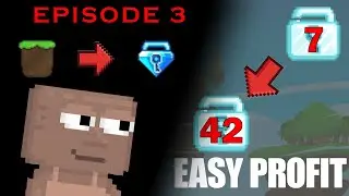 EASY PROFIT!!! | DIRT TO BGL EPISODE 3 | GROWTOPIA PROFIT 2026