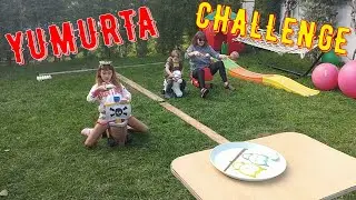 Yumurta Challenge heyecanlı eğlenceli oyunlar, Elif - Lera ödül için yarışıyor.