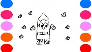 Cute Pencil  Drawing, Painting & Coloring For Kids and Toddlers_ Child Art