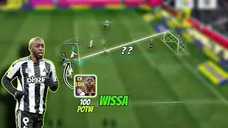 New Potw [Yoane Wissa] 100 Rated CF😮| Lets Review How Good Is He 🫡|Efootball 26.......✨