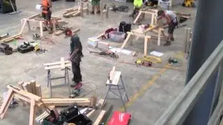 Hawkes Bay Regionals for New Zealand Carpentry Apprentice Challenge