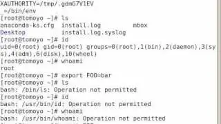 TOMOYO Linux features: access control based on environment variables