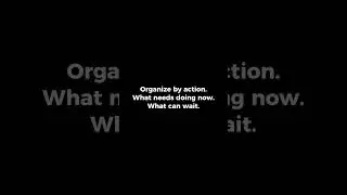 Reduce friction.#systems #productivity #tools
