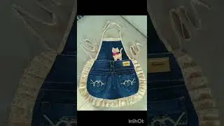 #old jeans apron collection 👍👍💖💖