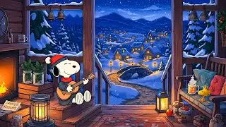 Snoopy&rsquo;s Quiet Winter Night ❄️☀️ Cozy Lofi Beats for Study & Relax 📖 Soft Focus Music