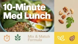 10 Minute Mediterranean Lunch  No Recipe Required !!