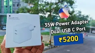 Apple 35 Watt Fast Charging Adapter Unboxing #apple #iphone
