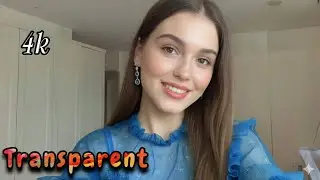 4k Try-On Haul See Everything | Transparent Dress, Lingerie & Bikini Try-On Haul With Me (2025) #4