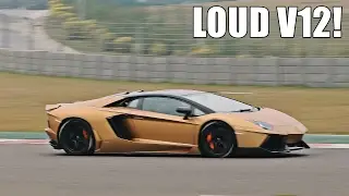 LOUD Kreisegg Lamborghini Aventador FLAT OUT on Track