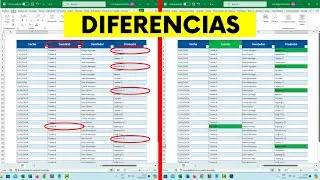 Comparar diferencias y cambios entre 2 archivos en Excel (No lo vas a creer 😱)