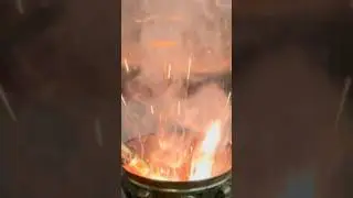 Nonsolvent Synthesis of Potassium Sulfide in RamZland!🔥 2K+S&rarr;K2S #STEM #RamZland #ScienceExperiment