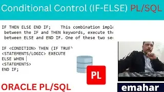Conditional Control IF ELSE | Oracle PLSQL