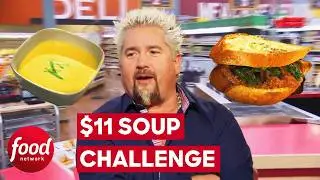 Eliminated Chefs Battle For Redemption In The $11 Soup And Sandwich Challenge! | Guy's Grocery Games