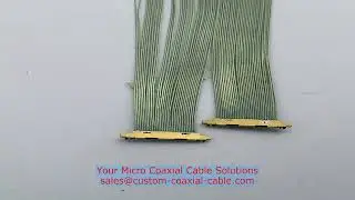 20351-111r-37 custom micro-coax cable coaxial cable connector kit awg 46 micro-coax Malaysia custom