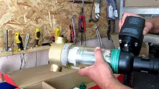 Обзор и работа фильтра Honeywell F76S. Установка привода.