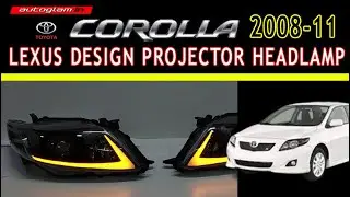 TOYOTA | COROLLA |  ALTIS | 2008-11 | LEXUS DESIGN | PROJECTOR HEADLIGHTS | CALL - 9953580200