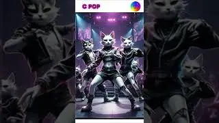 Futuristic Feline Frenzy: Animated Cats Dance Their Way to Viral Fame!