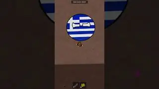 DRAWING GREECE COUNTRYBALL 🇬🇷 & COMING BACK LATER #shorts #roblox #greece #countryballs