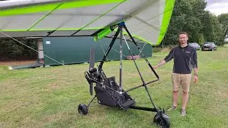 Alistair's Maiden flight in a flexwing Ultralight.