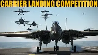 EXTREME Carrier Landing Skill Competition - Nov 2019 | DCS WORLD