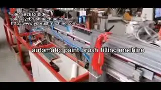 automatic paint brush filling machine