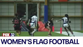 Collegiate women's flag football game debuts on Bears' home turf