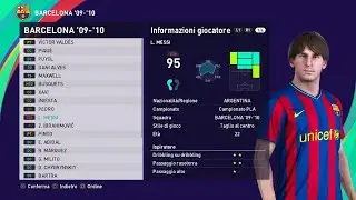 eFootball PES 2021: Barcelona 2009-2010 classic team (PS5)