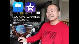 Using iOS Keynote Animated Graphics in your iOS iMovies using the Green Screen function