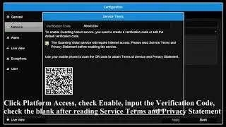 How to configure platform access Hilook DVR   كيفيه عمل اعدادات لجهاز التسجيل لهاى لوك الى فى ار