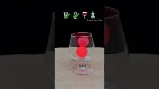 1000&deg;C Hot Metal Ball VSGlass#satisfying#foryou#experimentSee #shape #specialshape #cool #experiment