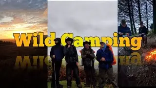 Woods Wildcamping in the Mountains - camping in the wicklow mountains