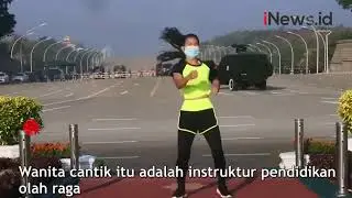 Video Viral Pesenam Cantik Tak Sengaja Rekam Kudeta Militer Myanmar