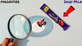 DairyMilk V/s Magnifier (sunlight) Experiment The Dev Lakhani