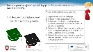 Hrvatski jezik 7. razred O&Scaron; - Pisanje kratica i pokrata