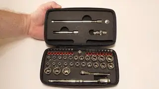 Tekton 1/4 in. Drive Small Engine Socket, Bit, and Ratchet Set