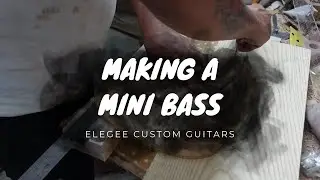 Making a mini fretless bass plus demo by Roger Alcantara