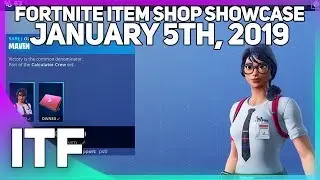 Fortnite Item Shop *NEW* MAVEN SKIN SET! [January 5th, 2019] (Fortnite Battle Royale)