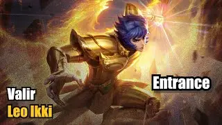 Valir Leo Ikki Skin Saint Seiya Entrance (4K) Mobile Legends #MOBILELEGENDS