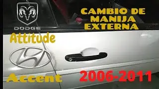 CAMBIO DE MANIJA EXTERIOR DODGE ATTITUDE 2006-11