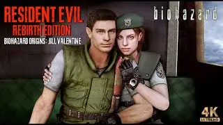 Biohazard Origins: Rebirth Edition (Resident Evil 1 UHD Remake) Jill Valentine | Full Game Movie