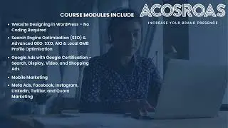 Digital Marketing Course In Wanaparthy | Telangana | ACOSROAS Academy